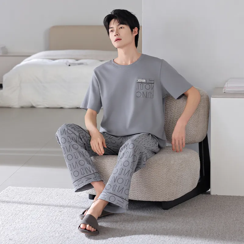 Gongdie Men Pajama Sets-4