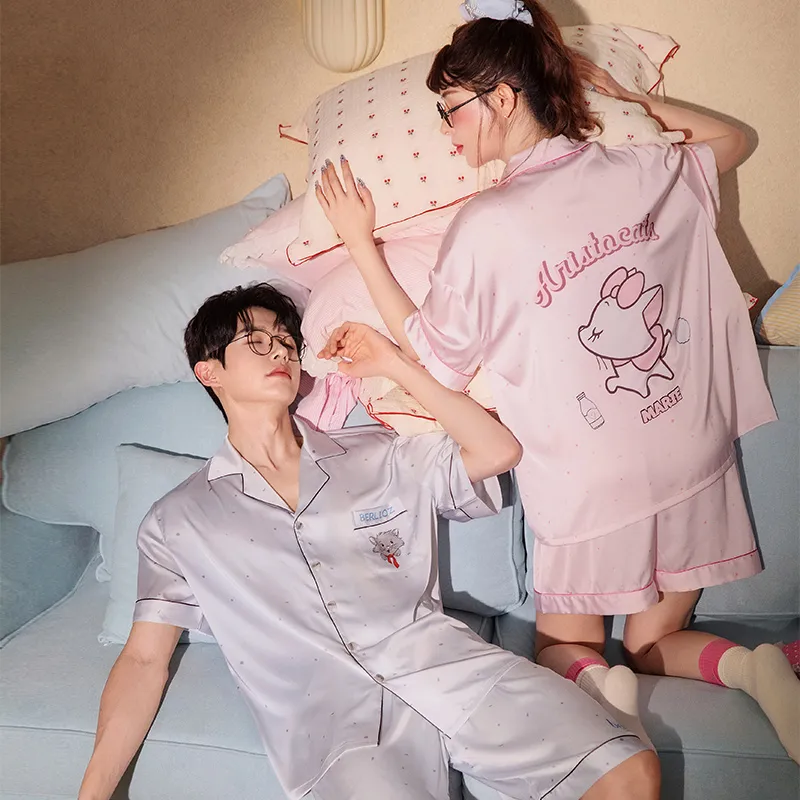 Gongdie x Disney Pajama Set Men's Gray-1