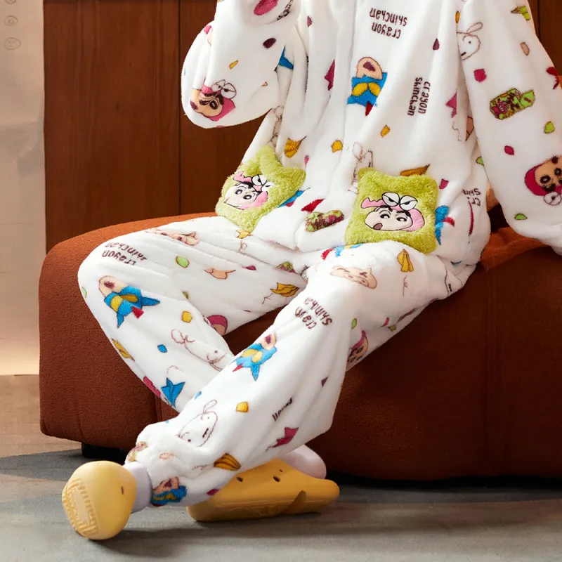 Gongdie x Crayon Shinchan Pajama Pants Unisex-6