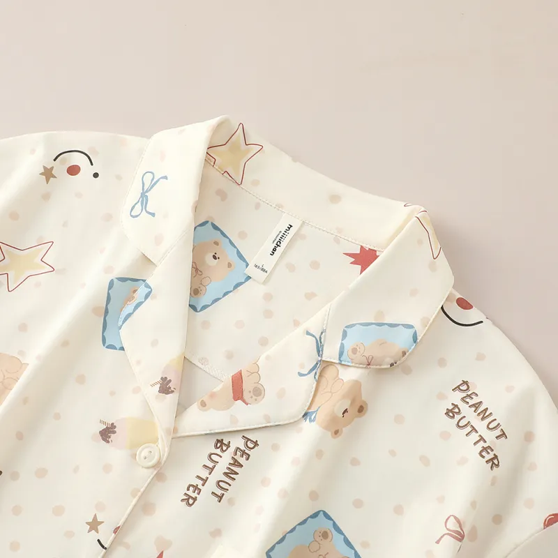 Gongdie x Miiiiichan Pajama Set Women's Apricot-1