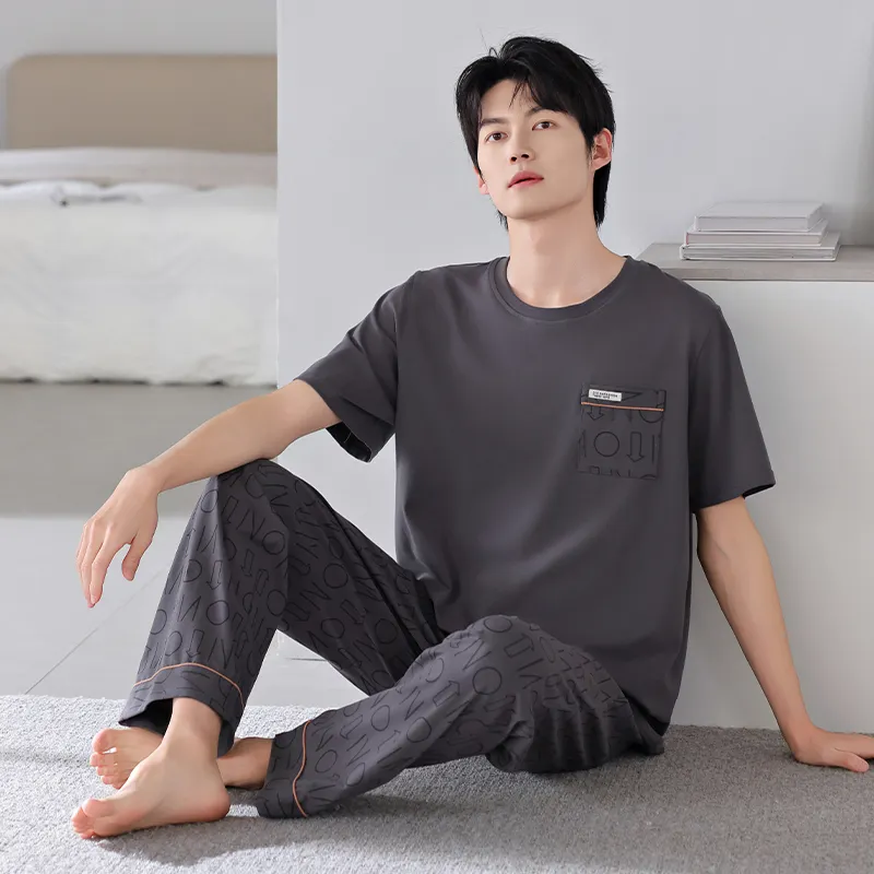 Gongdie Men Pajama Sets-8