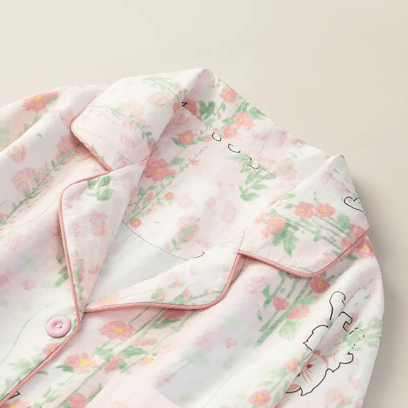 Gongdie x Disney Pajama Set Women's Pink-1