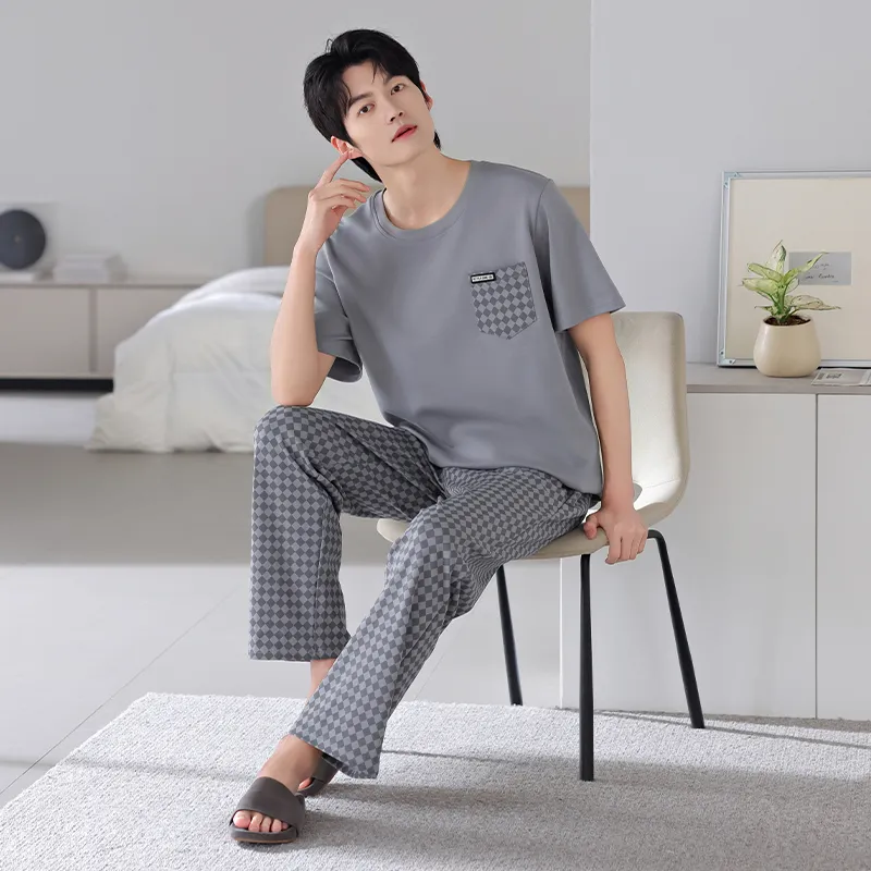 Gongdie Men Pajama Sets-3