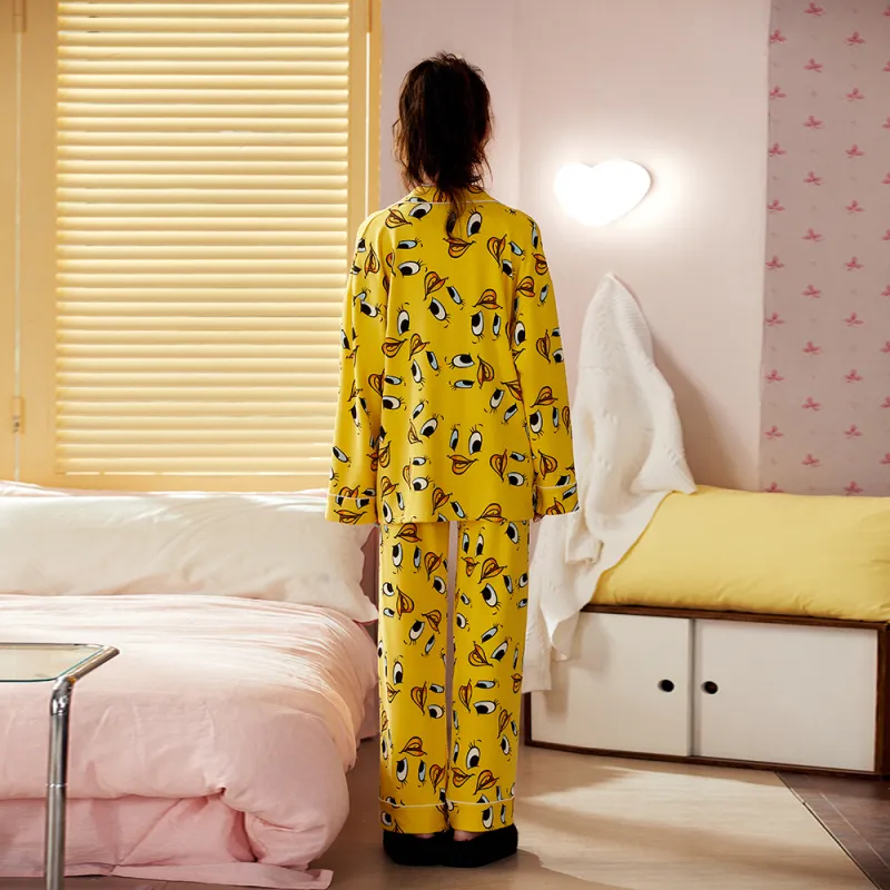 Gongdie x Disney Pajama Set Women's Yellow-2