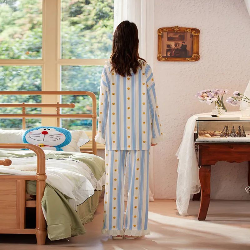 Gongdie x DUOLA A MENG , LIANMINGKUAN Pajama Set Women's Apricot, Gift Box Set-1