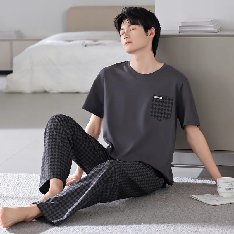 Gongdie Men Pajama Sets-8