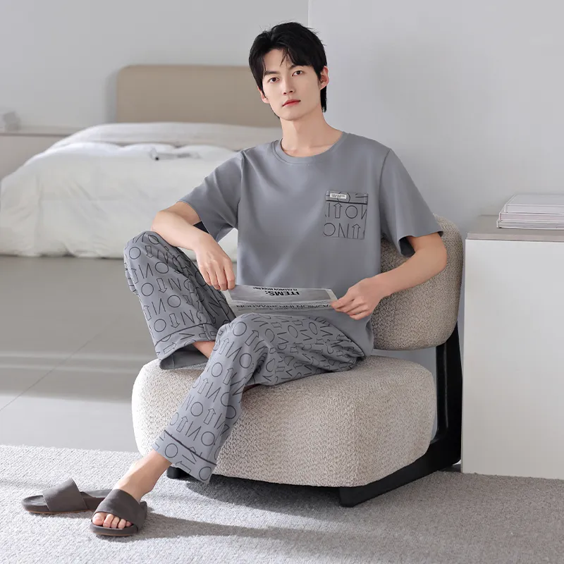 Gongdie Men Pajama Sets-3