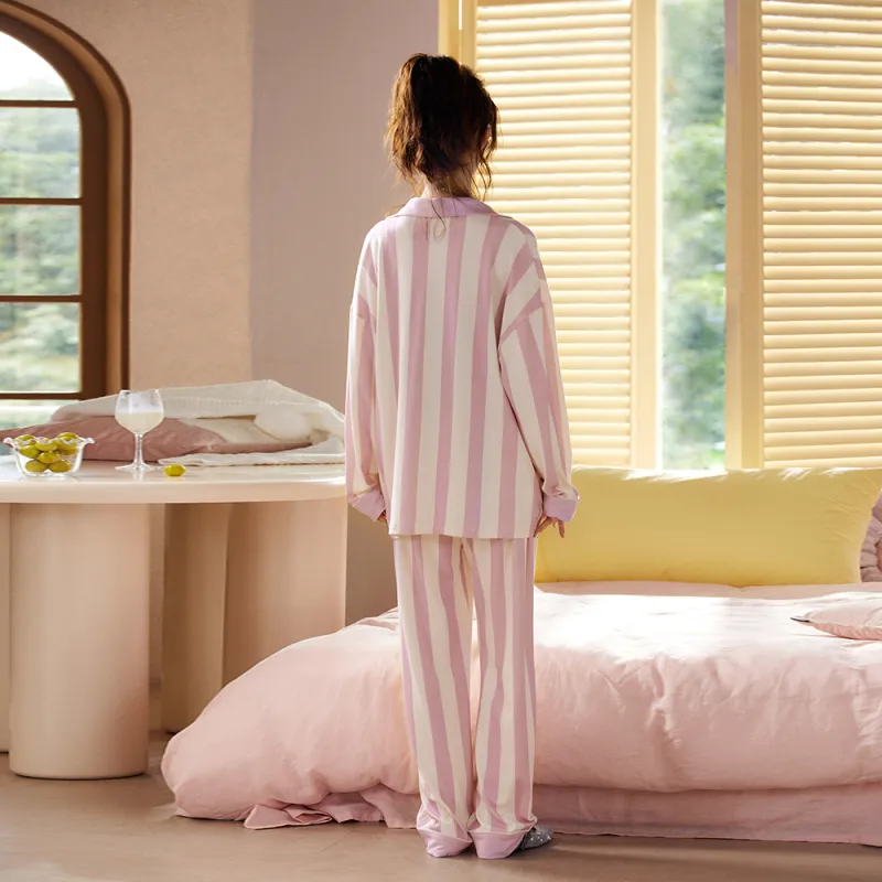 Gongdie x Disney Pajama Set Women's Pink Purple-1