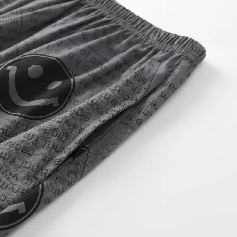 Gongdie Pajama Set Men's Dark Gray-5