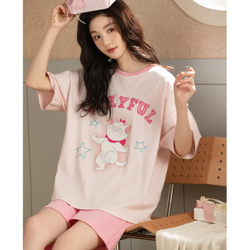 Gongdie x Disney Pajama Set Women's Gift Box Set Pink-2