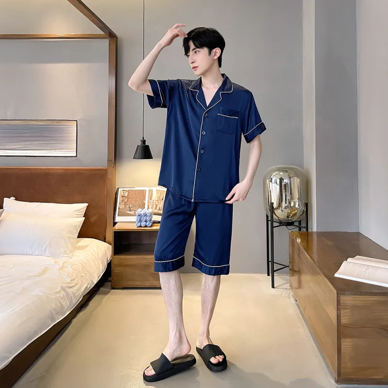 Gongdie Men Pajama Sets-17