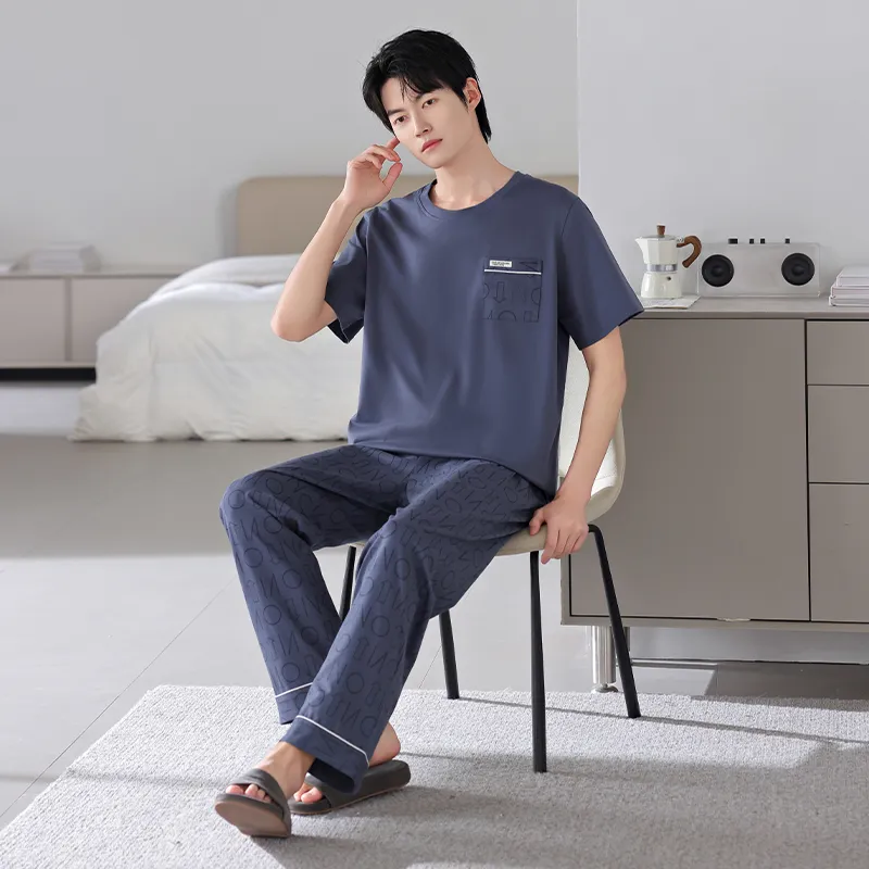 Gongdie Men Pajama Sets-22
