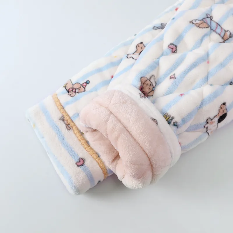 Gongdie Pajama Set Women's Blue-11