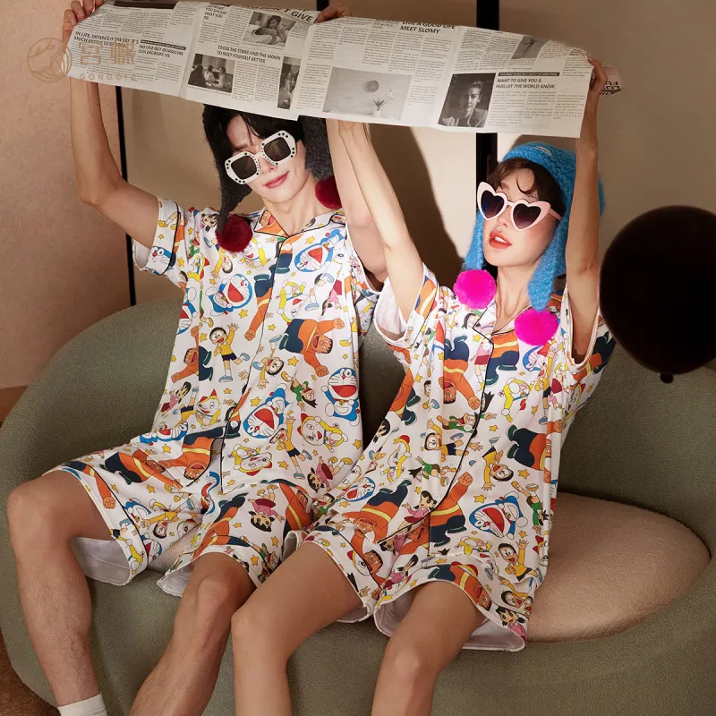 Gongdie x DUOLA A MENG , LIANMINGKUAN Pajama Set Unisex Multicolor-1