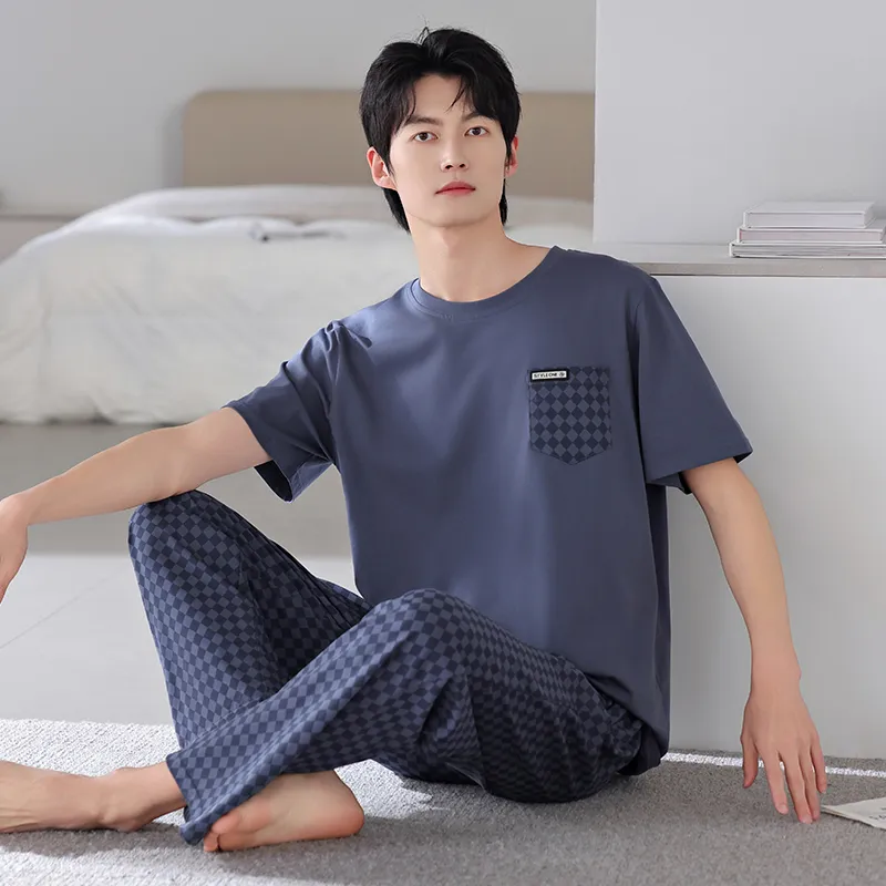 Gongdie Men Pajama Sets-14