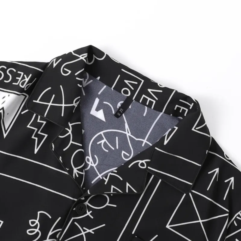 Gongdie Pajama Set Men's Black, Gift Box Set-11