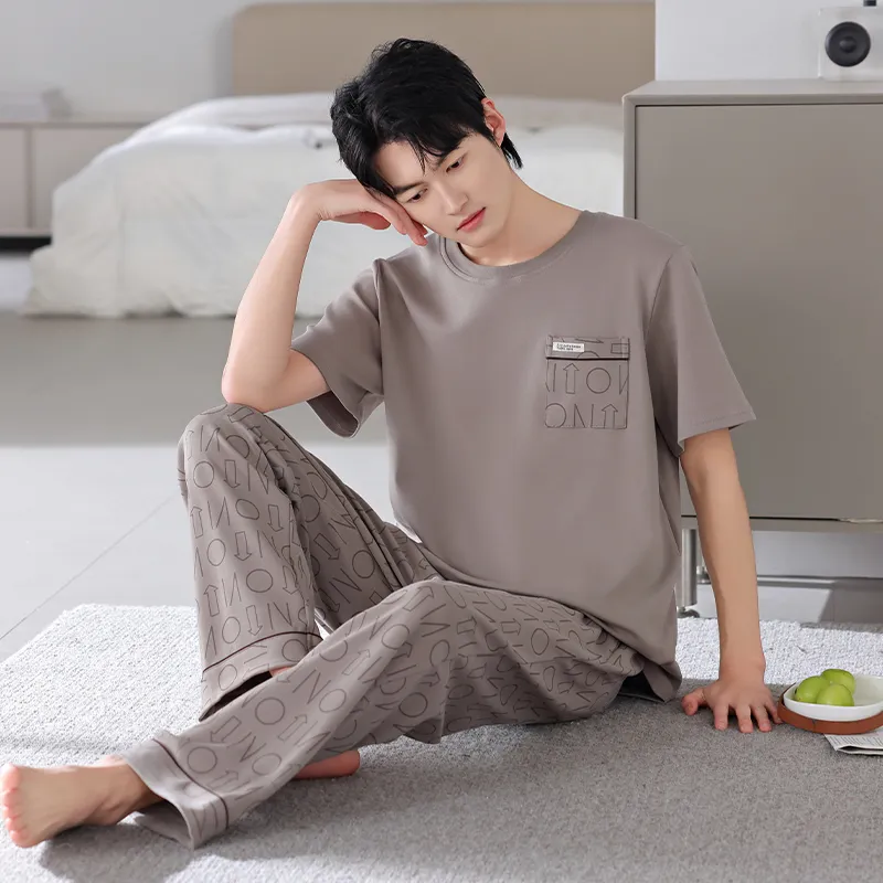 Gongdie Men Pajama Sets-14