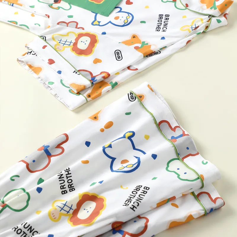 Gongdie x ZAOWUCANXIONGDI,LIANMINGKUAN Pajama Set Women's-3