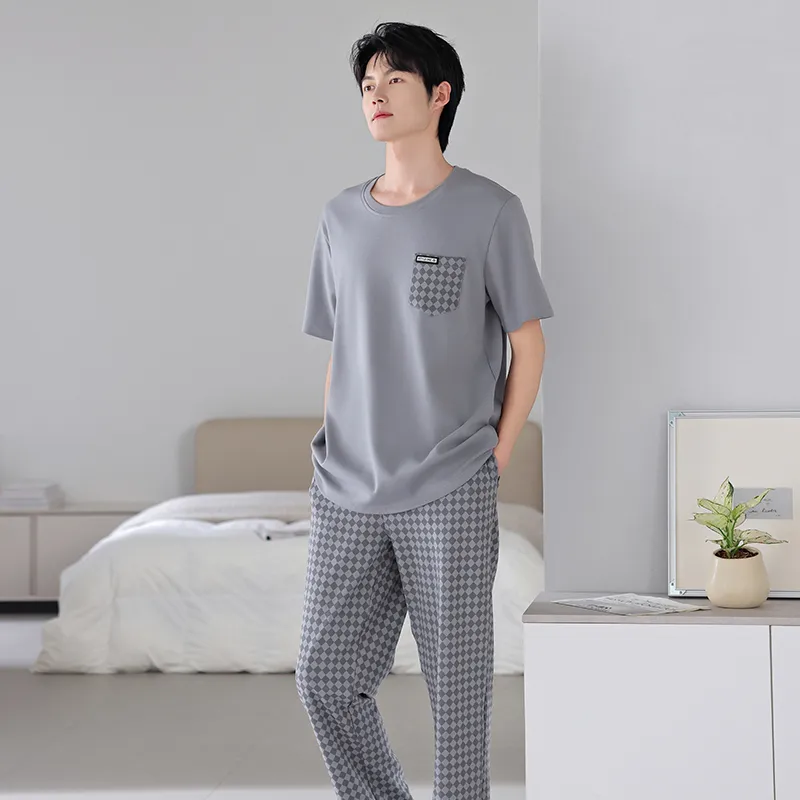 Gongdie Men Pajama Sets-5