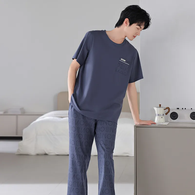 Gongdie Men Pajama Sets-23