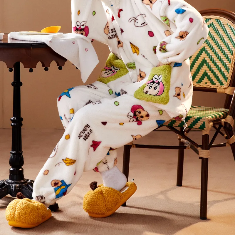 Gongdie x Crayon Shinchan Pajama Pants Unisex-2