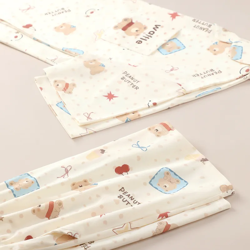 Gongdie x Miiiiichan Pajama Set Women's Apricot-4
