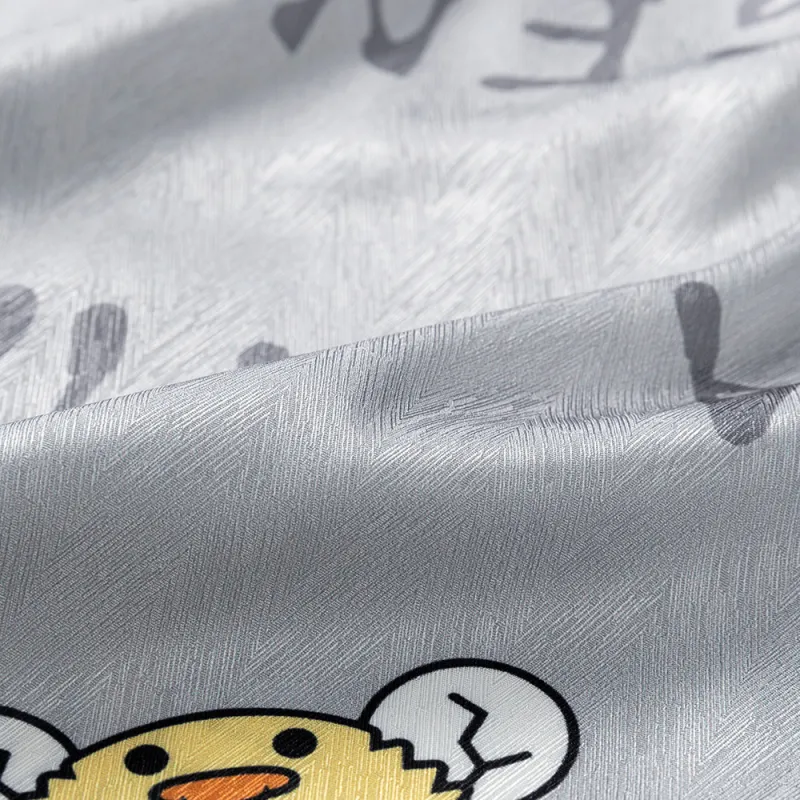Gongdie x NEZHA,LIANMINGKUAN Pajama Set Unisex Light Gray-8