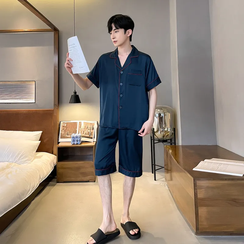 Gongdie Men Pajama Sets-22