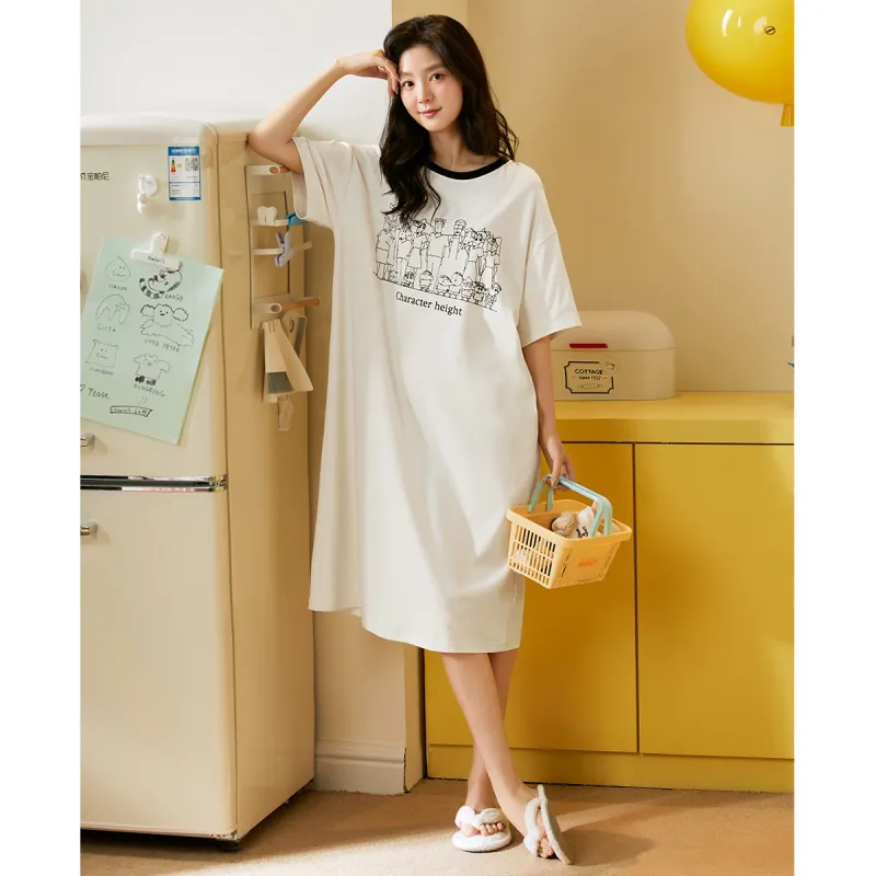 Gongdie x LABIXIAOXIN,LIANMINGKUAN Nightgown Women's Gift Box Set Beige Yellow-2