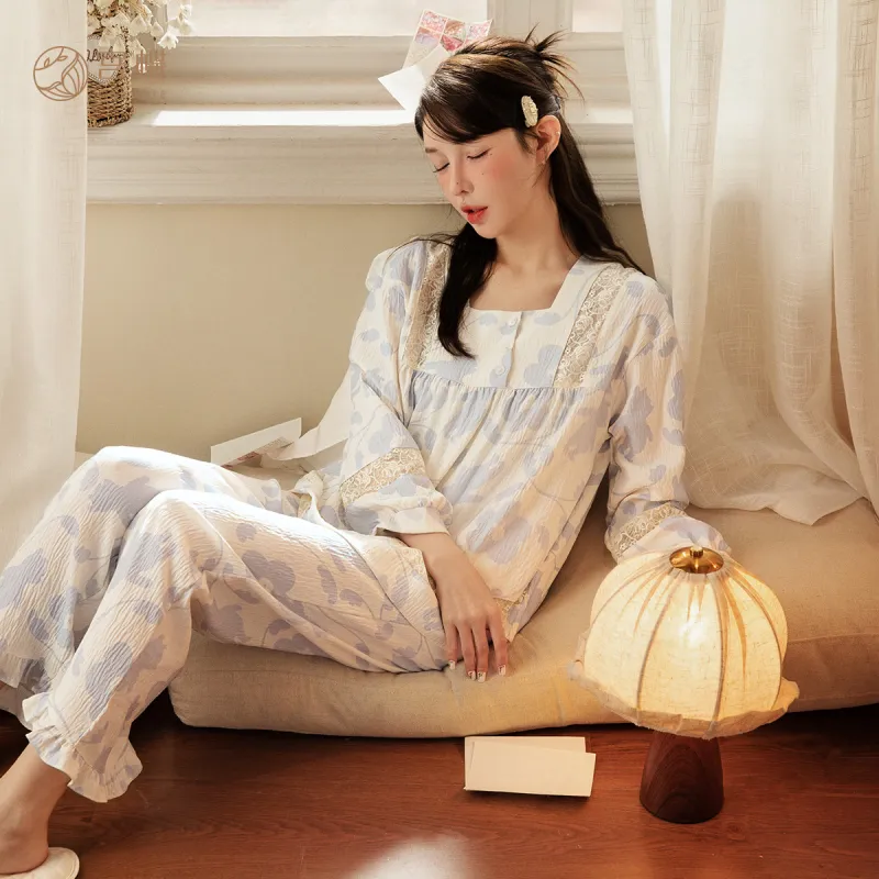 Gongdie x Disney Pajama Set Women's Gift Box Set Apricot-6