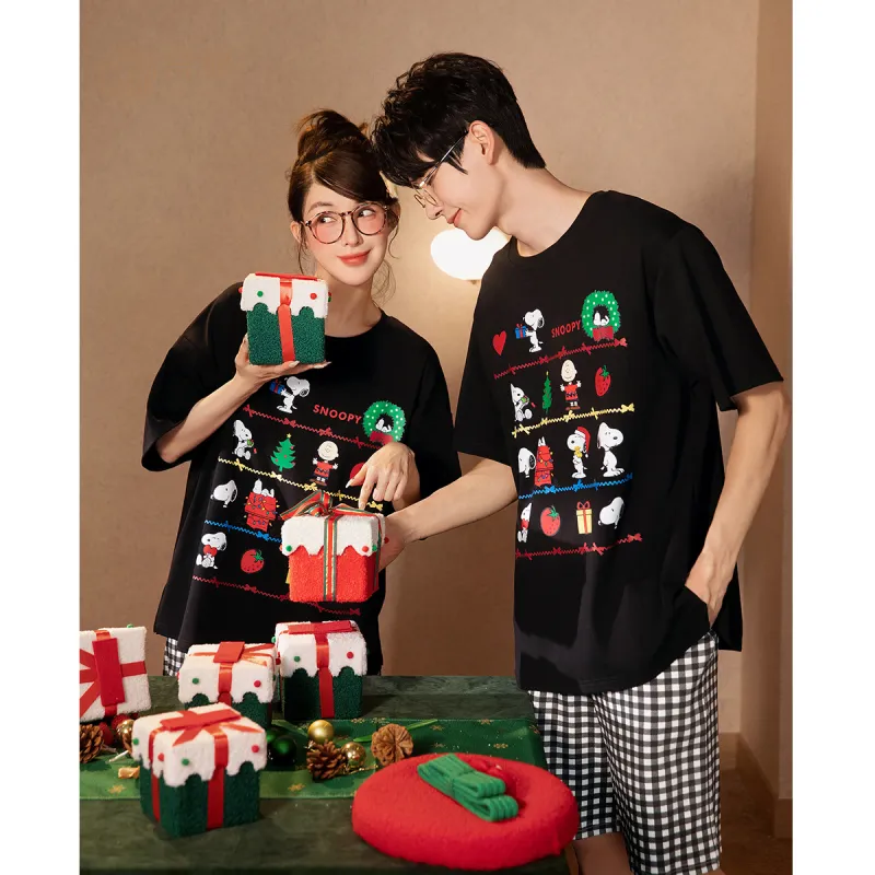 Gongdie x SNOOPY/, Pajama Set Unisex Gift Box Set-5