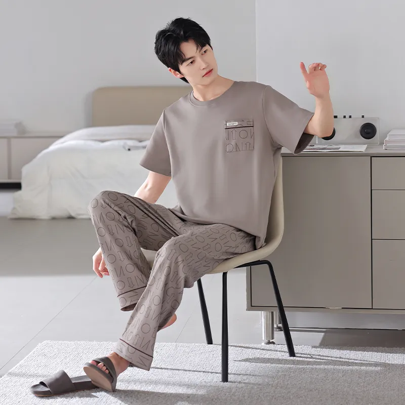 Gongdie Men Pajama Sets-15