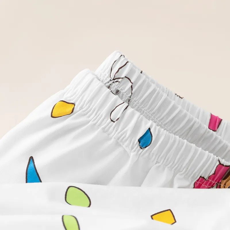 Gongdie x LABIXIAOXIN,LIANMINGKUAN Pajama Set Unisex Gift Box Set White-11
