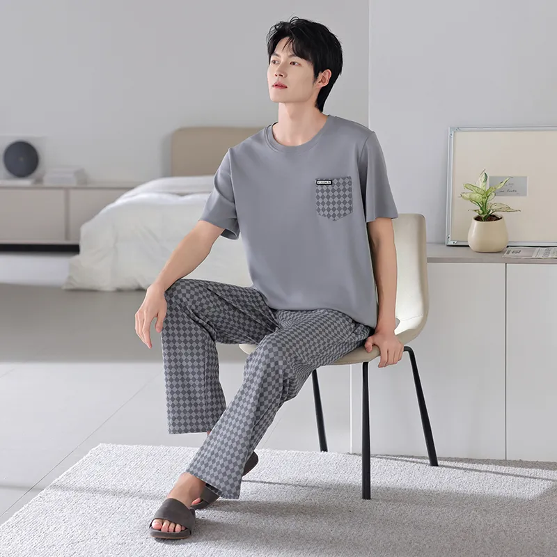 Gongdie Men Pajama Sets-4