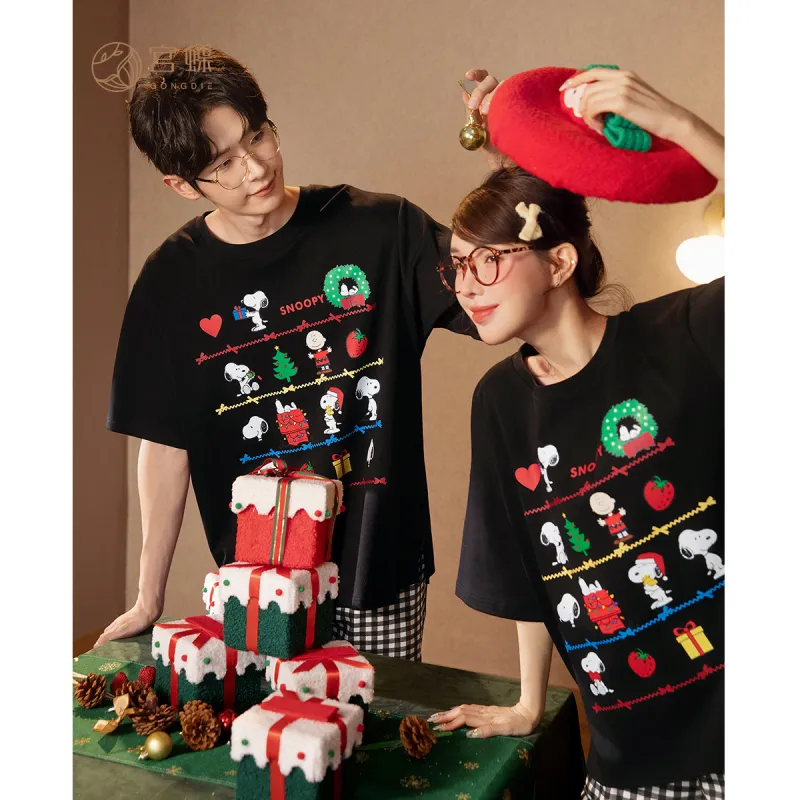 Gongdie x SNOOPY/, Pajama Set Unisex Gift Box Set-3