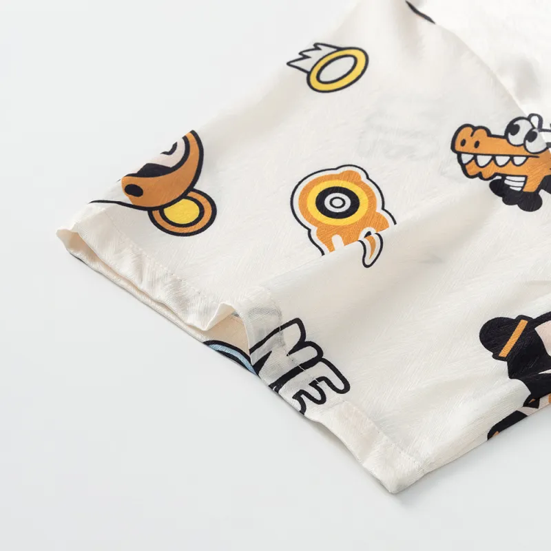 Gongdie x NEZHA,LIANMINGKUAN Pajama Set Unisex Ecru-11