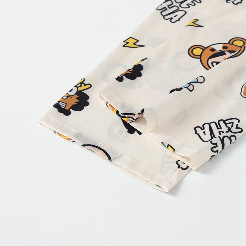 Gongdie x NEZHA,LIANMINGKUAN Pajama Set Unisex Ecru-5
