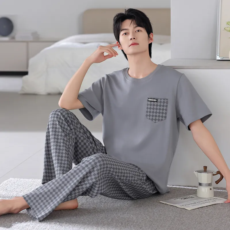 Gongdie Men Pajama Sets-2