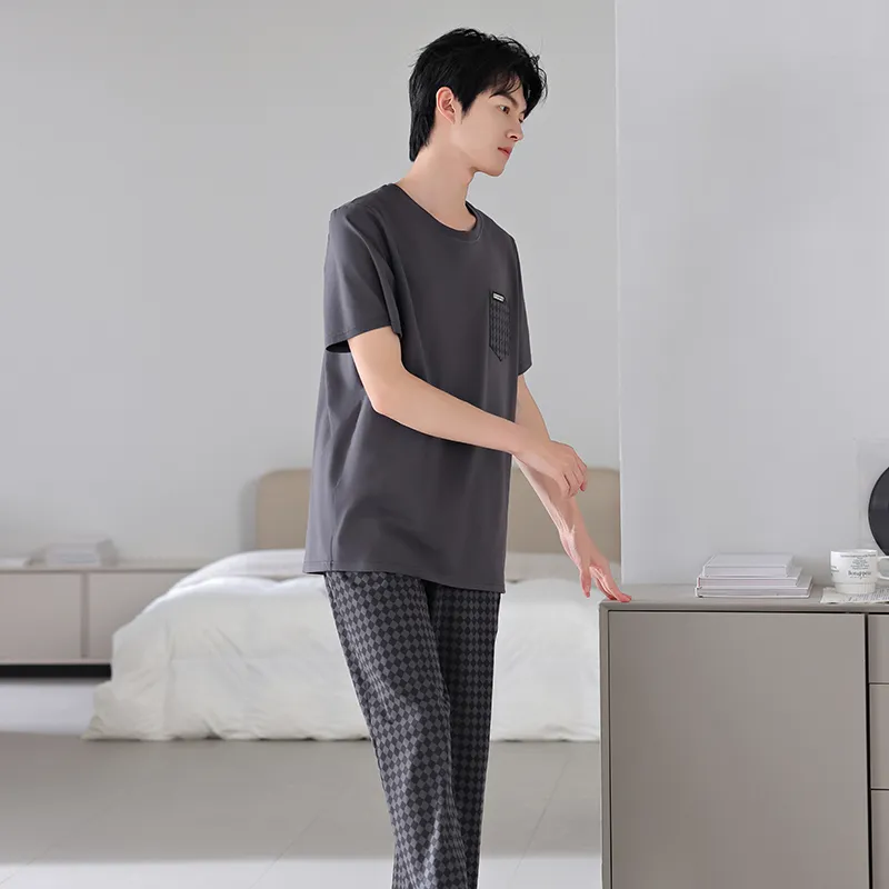 Gongdie Men Pajama Sets-11