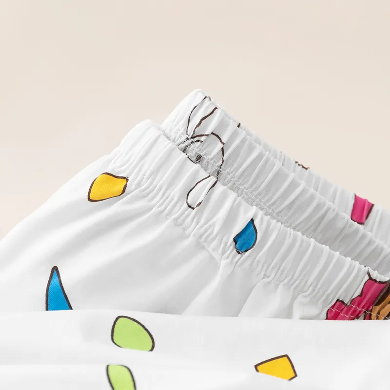Gongdie x SHINCHAN Pajama Set Unisex White, Gift Box Set-13