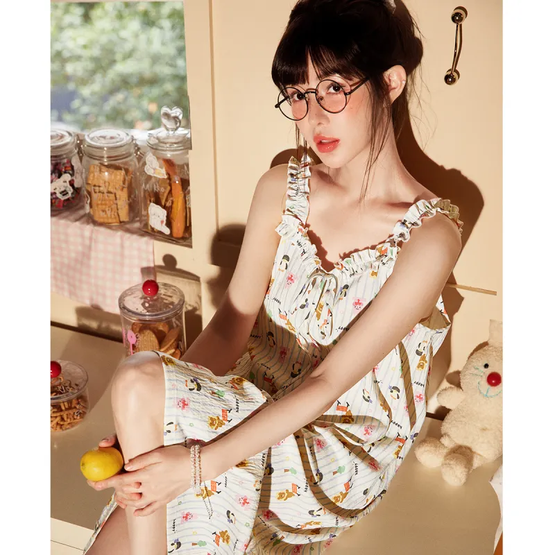 Gongdie x ZAOWUCANXIONGDI,LIANMINGKUAN Nightgown Women's-5