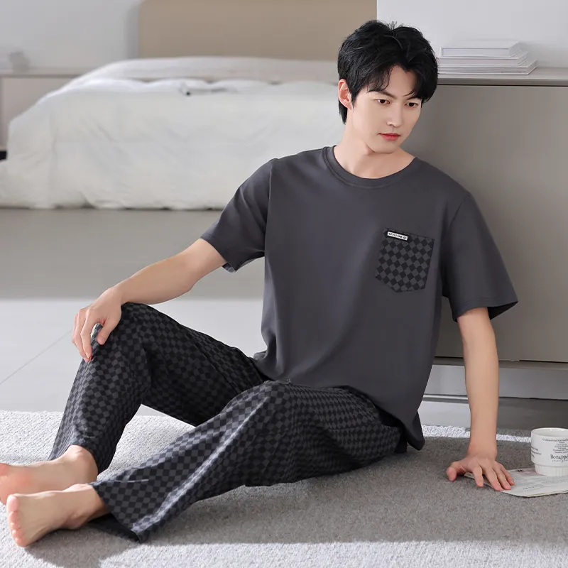 Gongdie Men Pajama Sets-7
