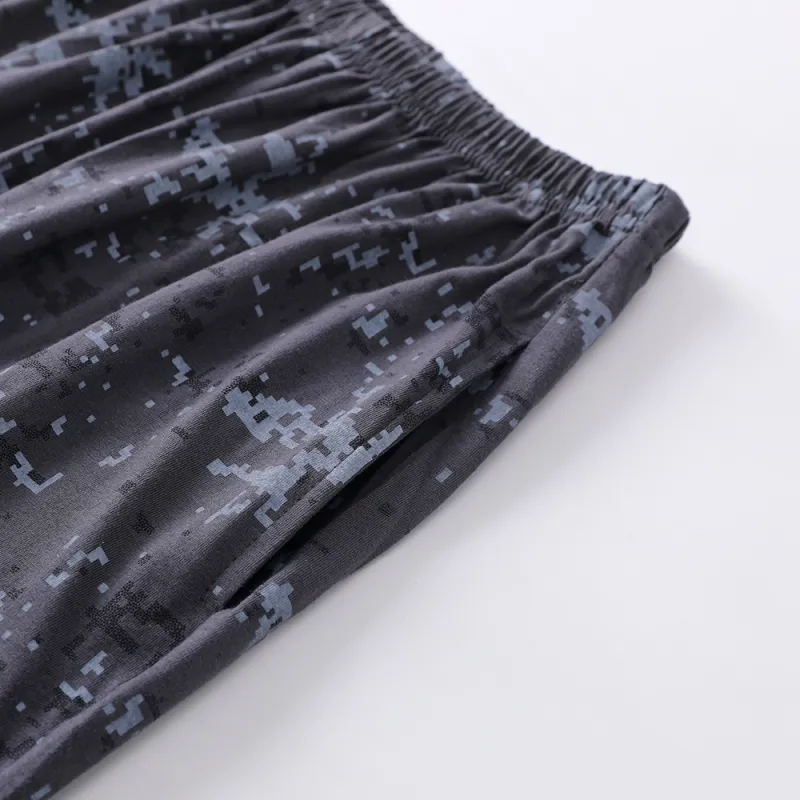 Gongdie Pajama Set Men's Dark Gray-6