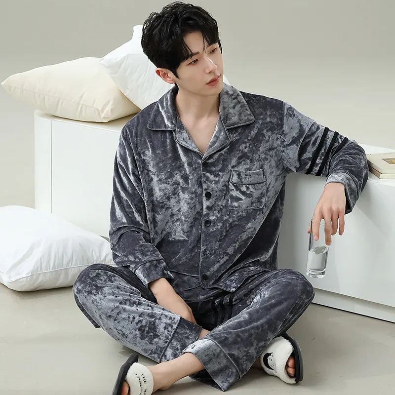 Gongdie Men Pajama Sets-8