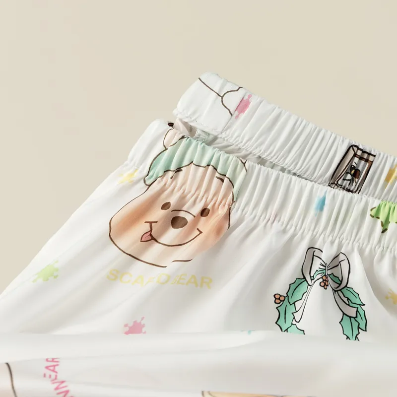 Gongdie x Disney Pajama Set Women's Gift Box Set White-5