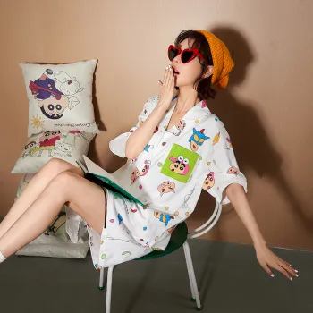 Gongdie x LABIXIAOXIN LIANMINGKUAN Pajama Set Women's White