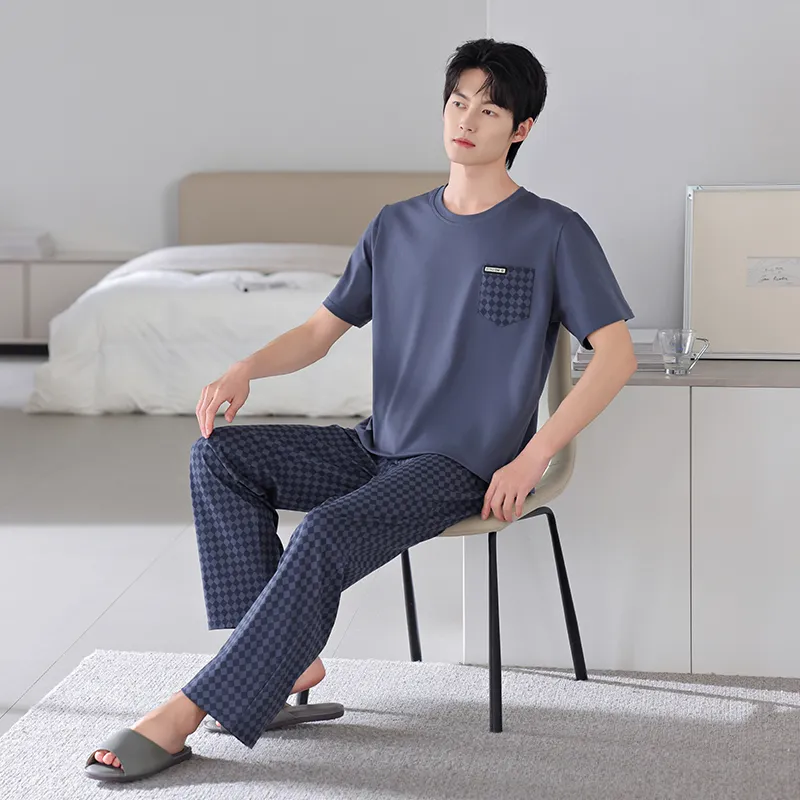 Gongdie Men Pajama Sets-15