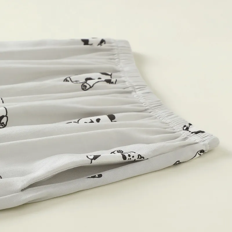 Gongdie x ZAOWUCANXIONGDI,LIANMINGKUAN Pajama Set Women's Gray-4