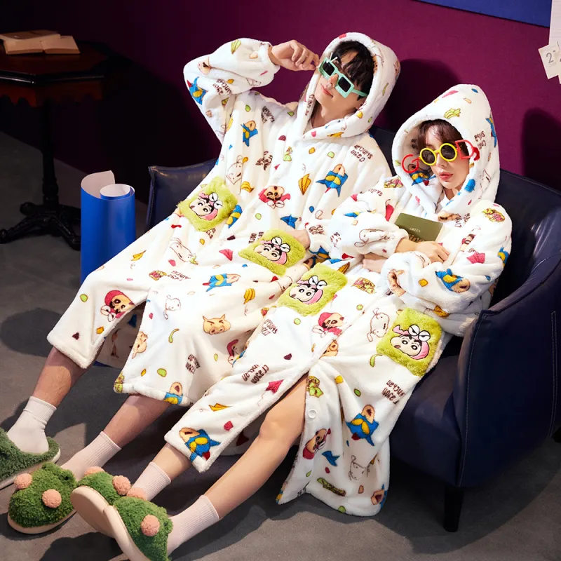 Gongdie Unisex Bath Robes-4