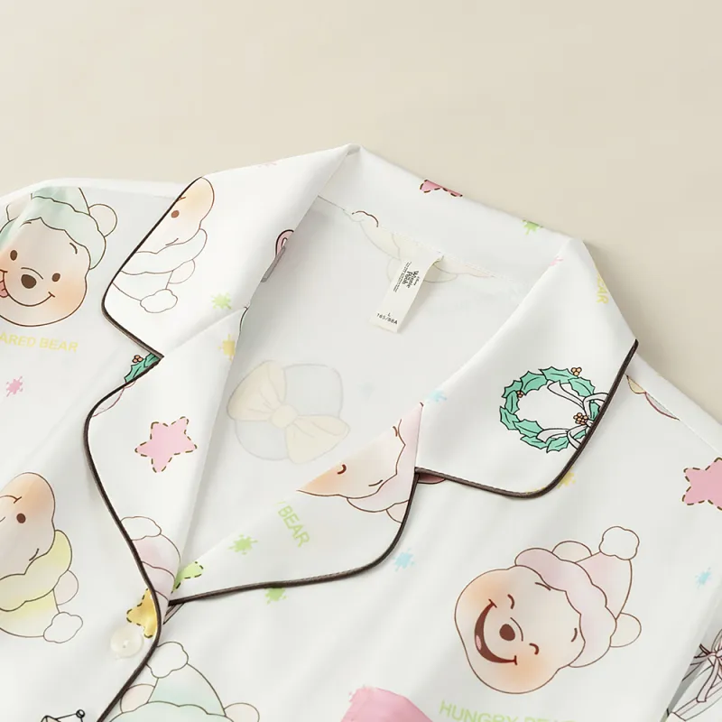 Gongdie x Disney Pajama Set Women's Gift Box Set White-1
